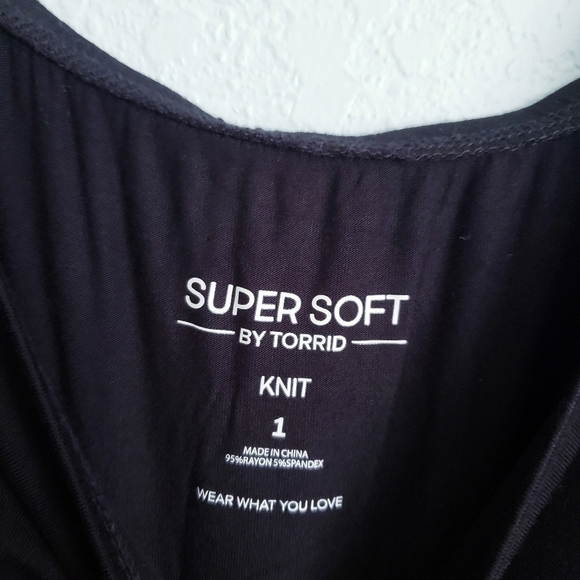 Torrid Super Soft Black Culotte Jumpsuit - Picture 7 of 10